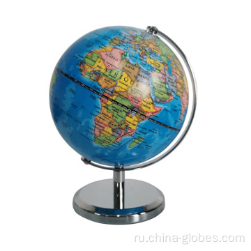 Мини-декоративный глобус с картой мира